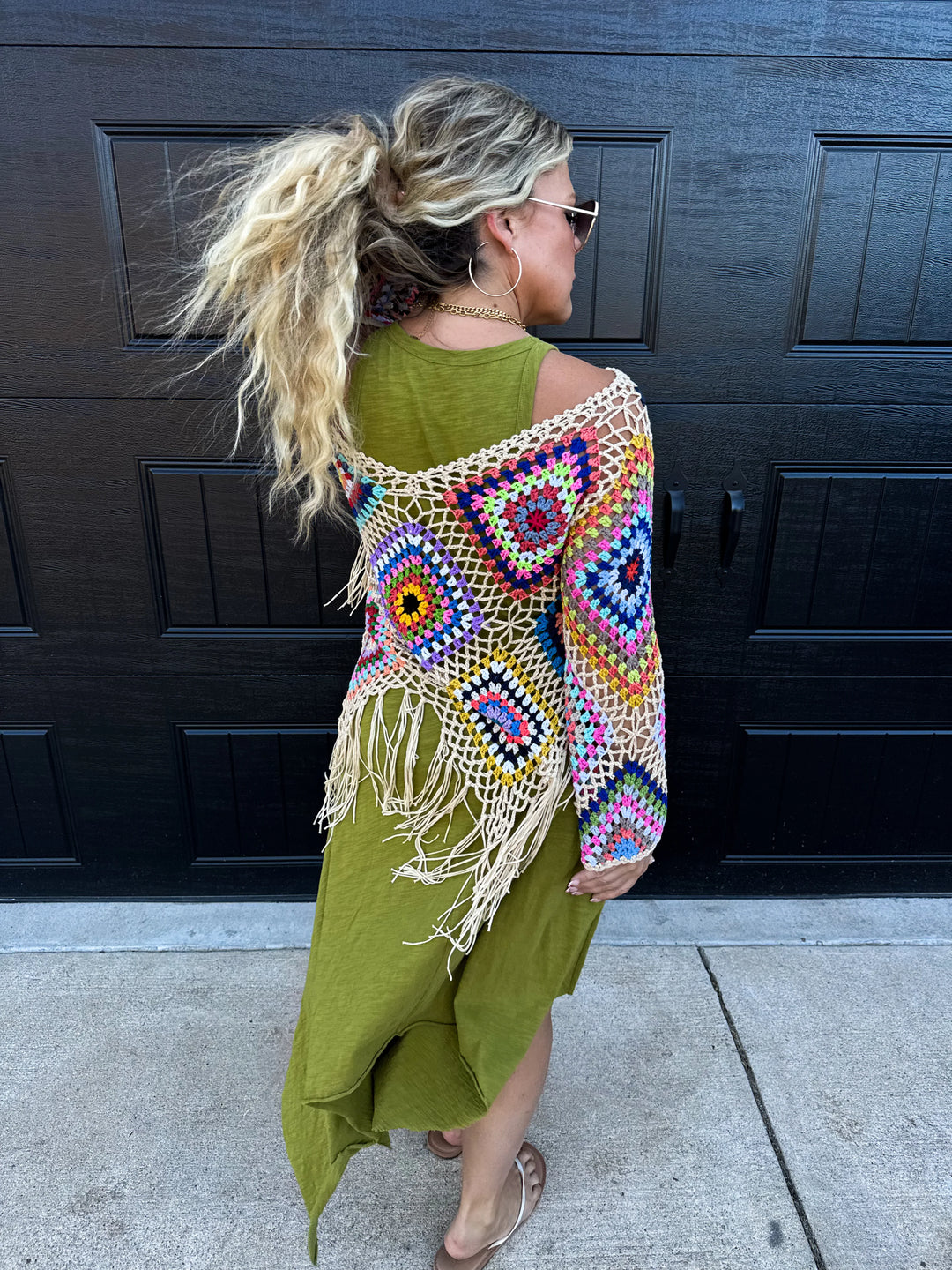 (Pre-Sale ETA: MID-APRIL) Boho Crochet Knit Tops