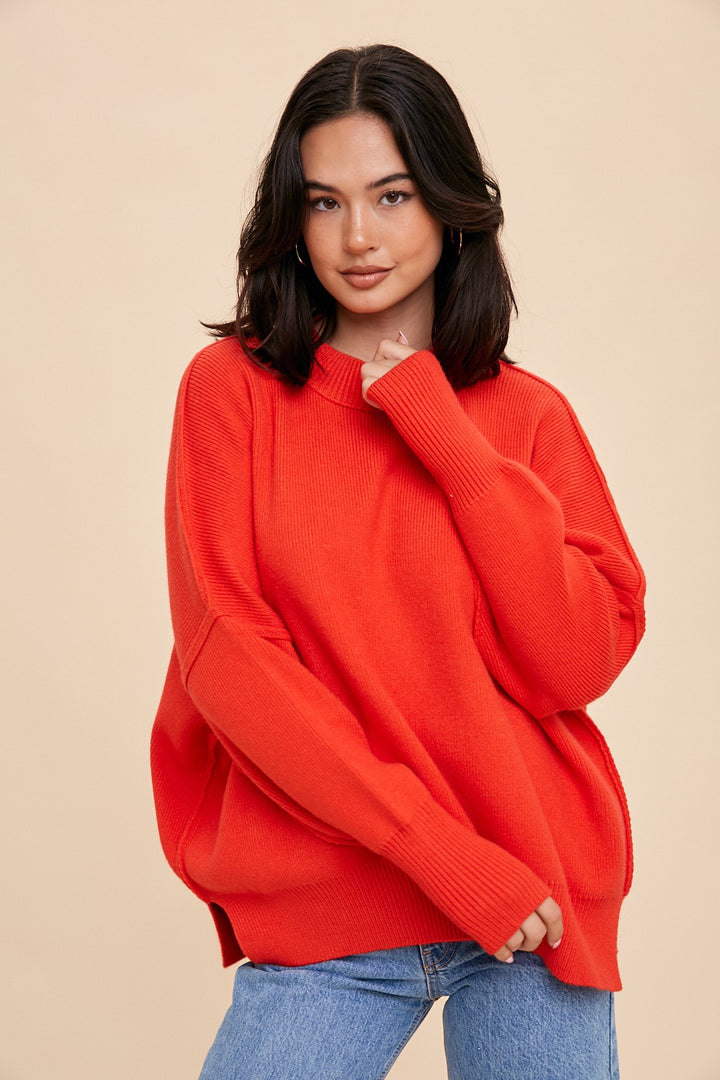 Oversized Viscose Blend Sweater (Ready to ship)