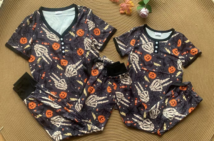 (Pre-Sale ETA: Late August) Momma & Me FAVE 2pc Lounge Sets - Halloween 2024