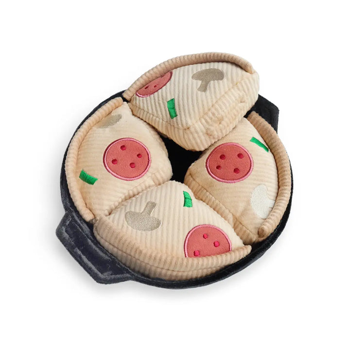 (Pre-Sale ETA: LATE MARCH) Deep Dish Pizza//Enrichment Dog Toy [DOG ENRICHMENT TOYS 2025]