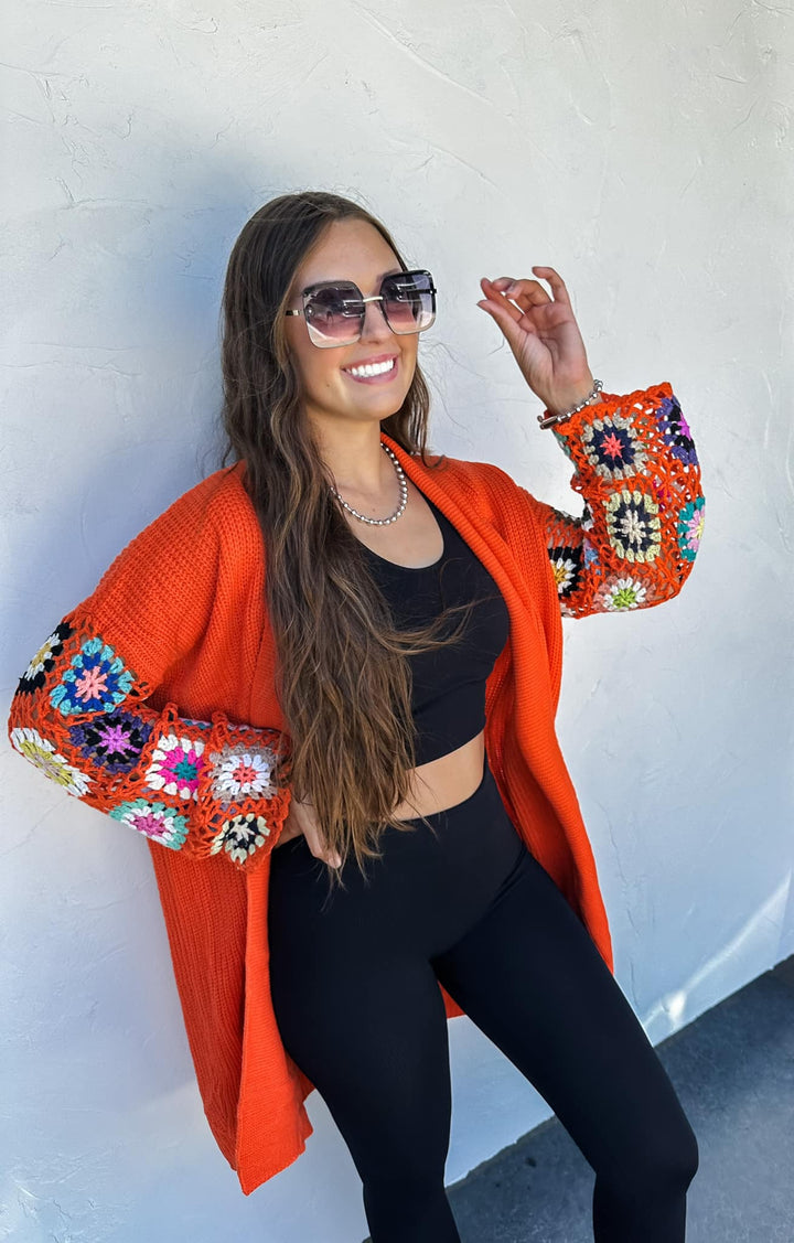 Boho Crochet Sleeve Cardis (Ready to ship)