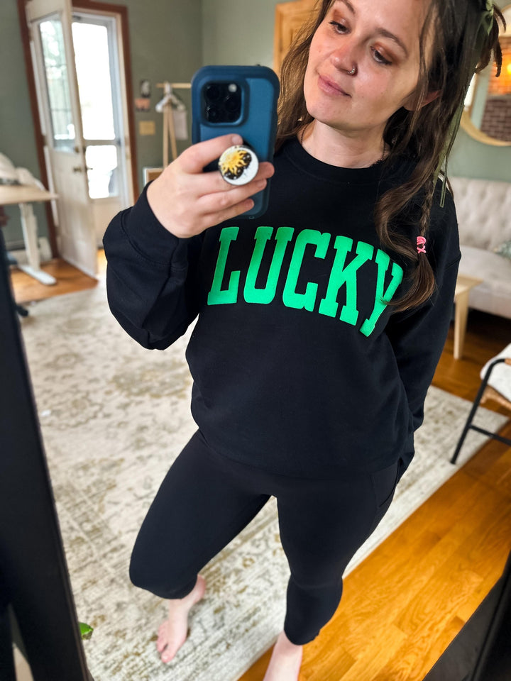 Lucky Graphic Sweatshirt (Ready To Ship)