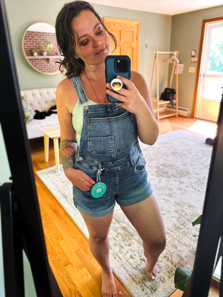 Kaci Short Overalls (Ready To Ship)