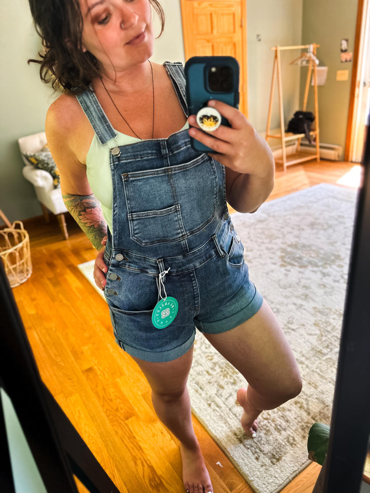 Kaci Short Overalls (Ready To Ship)