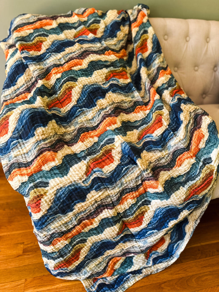 4-Layer Daydream Printed Muslin Blankets (Ready To Ship)