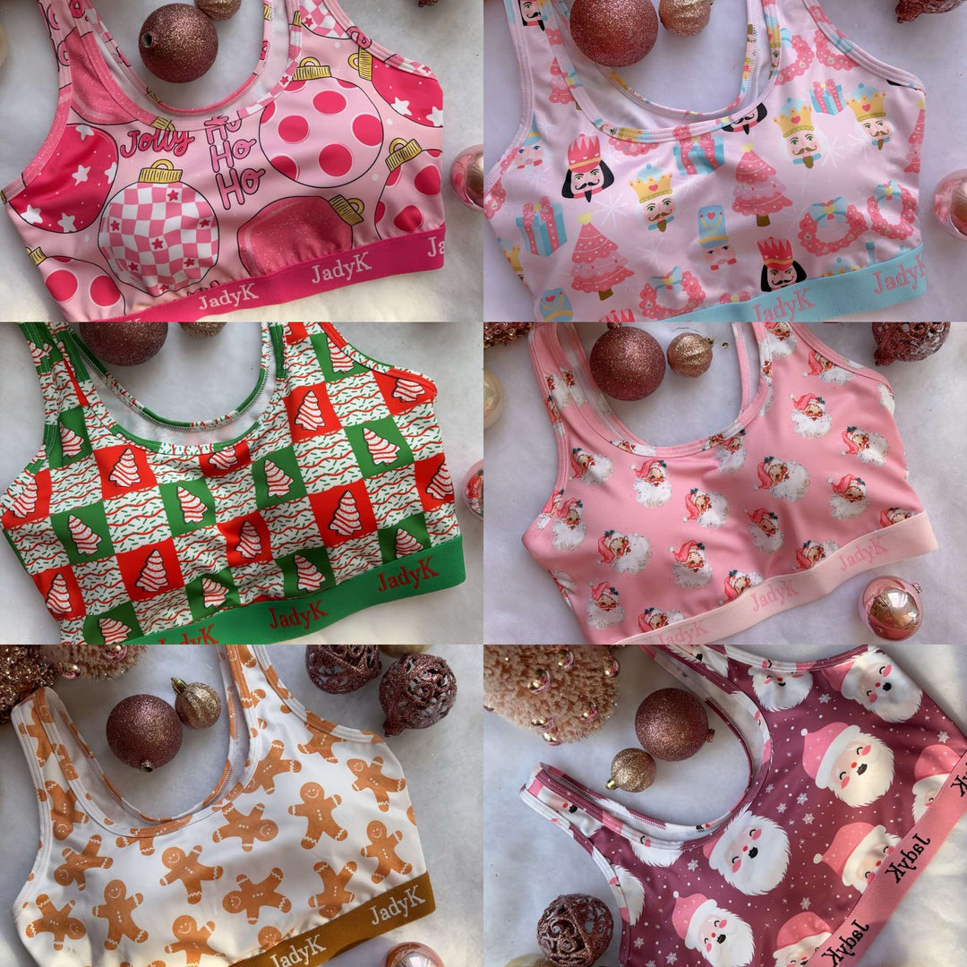 Arya Bralette- Christmas Collection (Ready to ship)