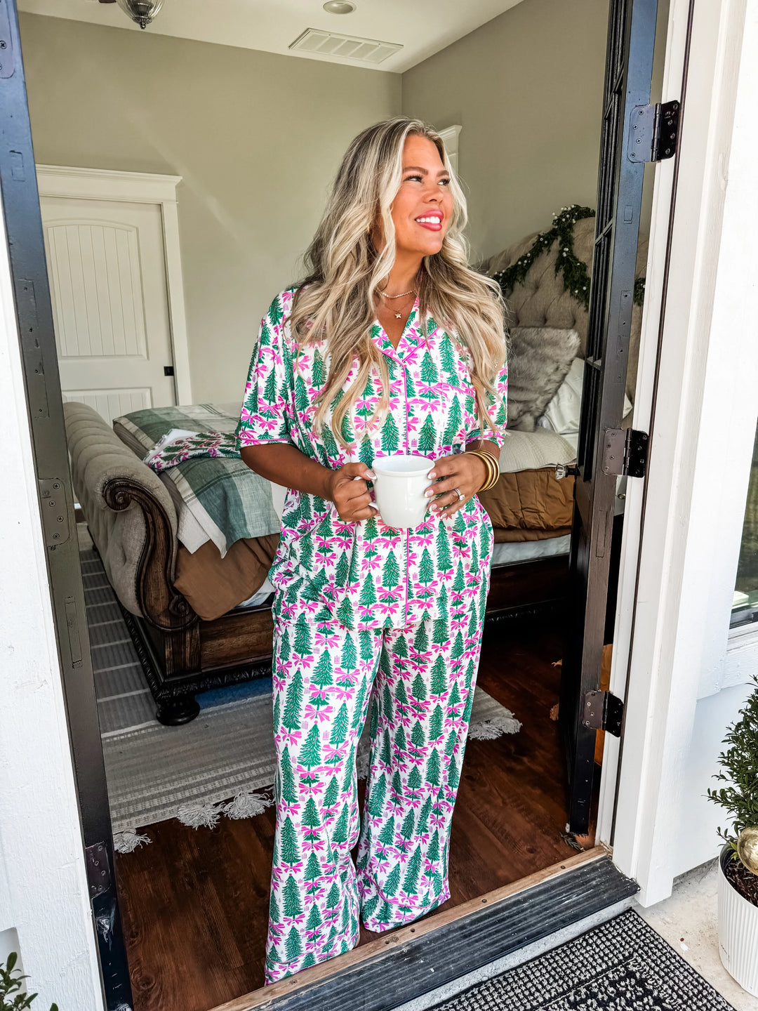 Tis the Season Luxe PJ Set in Two Prints (Ready to ship)