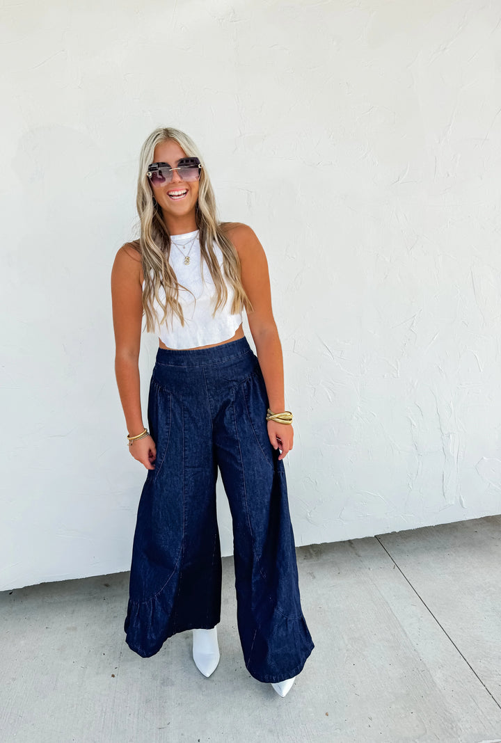 Libby Palazzo Jeans (Ready to ship)