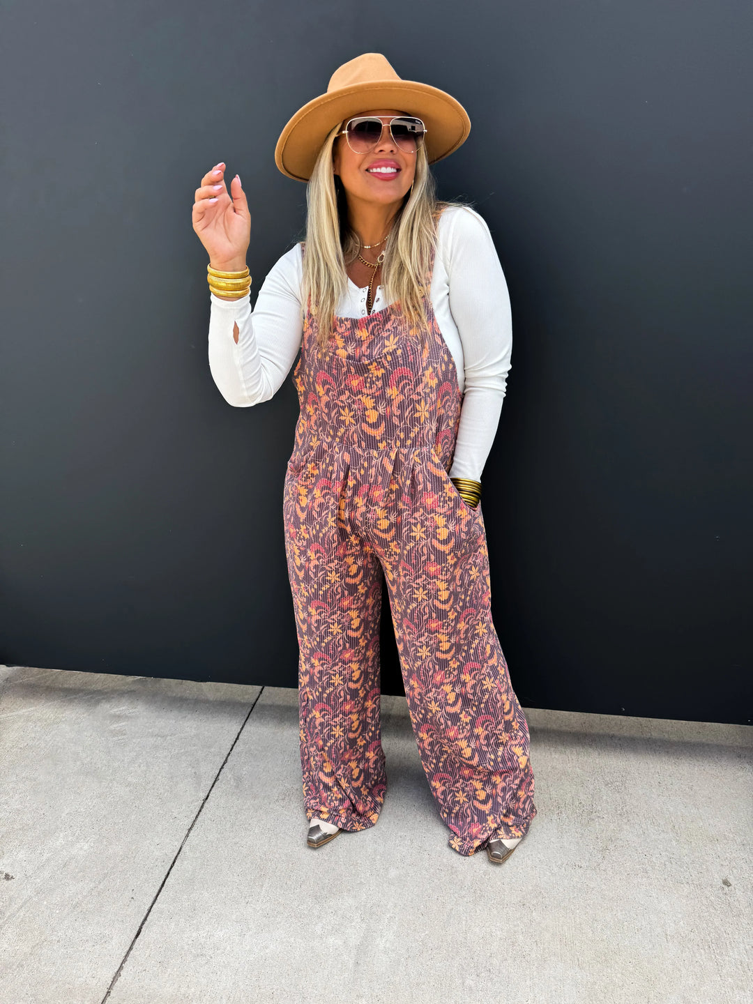 Cassidy Fall Boho Overalls in Two Colors (Ready to ship)