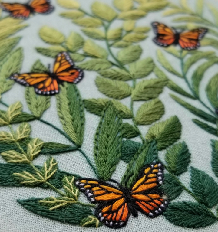 Love Grows Butterfly Embroidery Kit (Ready to ship)