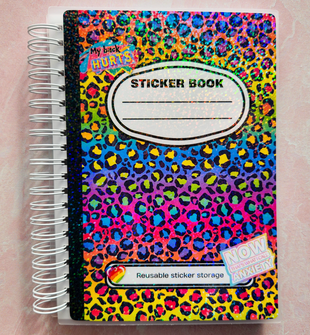90s Themed Sticker Storage Books (Ready To Ship)