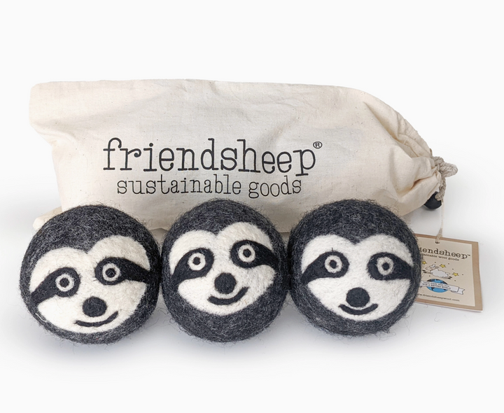 3pc Organic Wool Friendsheep Dryer Balls (Ready To Ship)