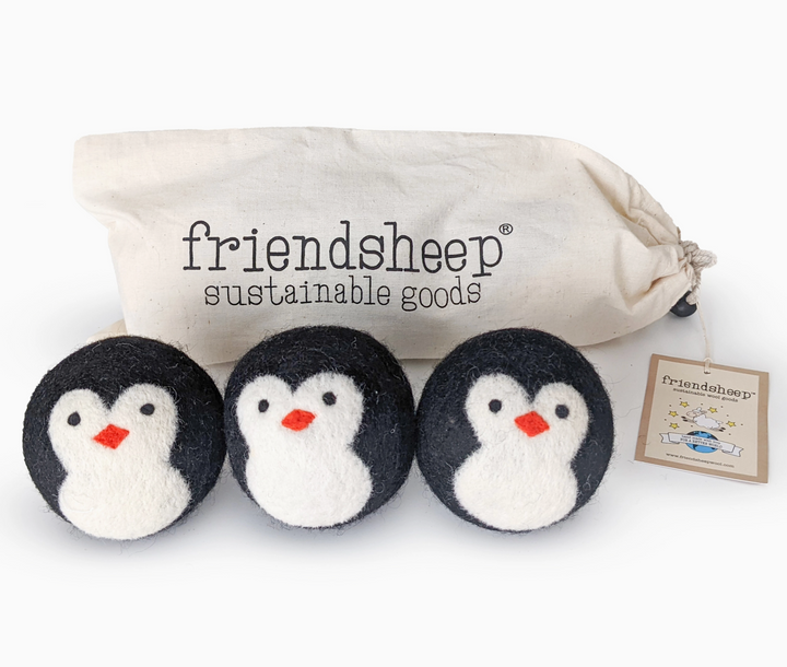 3pc Organic Wool Friendsheep Dryer Balls (Ready To Ship)