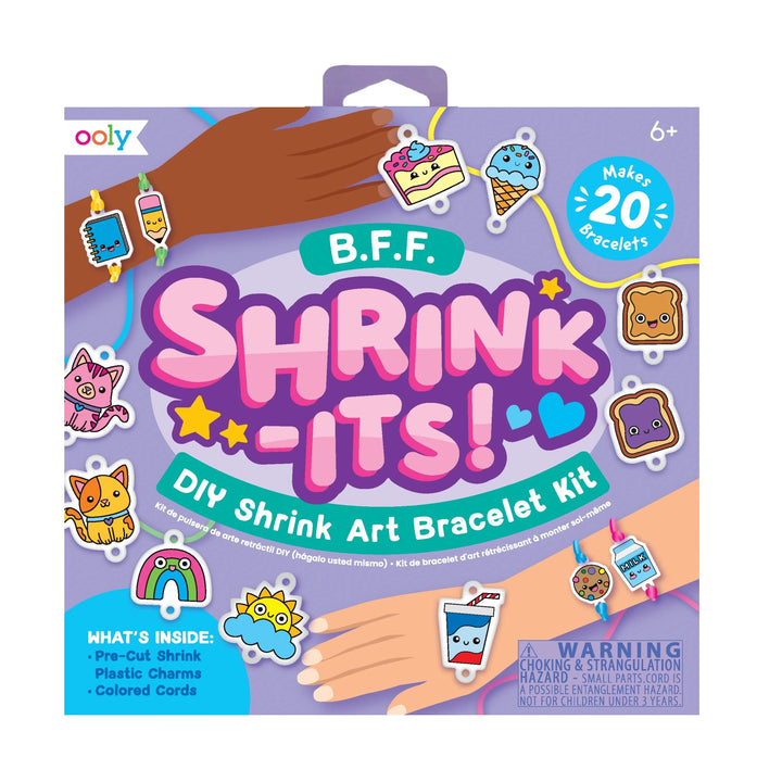 Shrink-Its! D.I.Y. Shrink Art Bracelets Kit - B.F.F. (Ready To Ship)