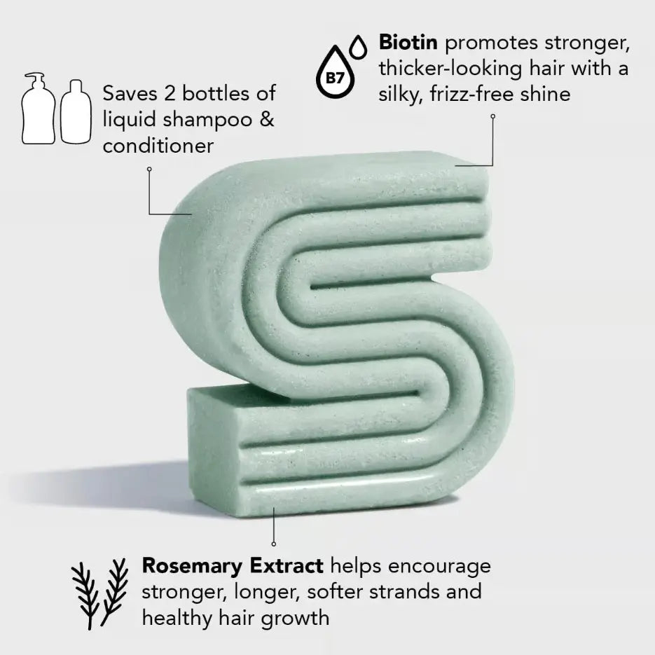 Rosemary & Biotin Volumizing Solid Shampoo (Ready To Ship)