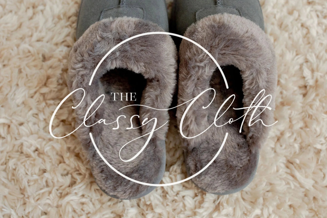 Fur-Lined Slippers (Ready to ship)
