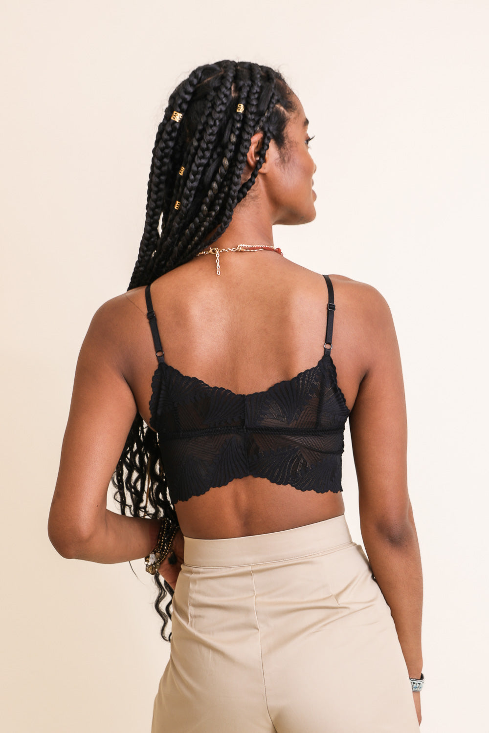 Romantic Lace Scallop Bralette