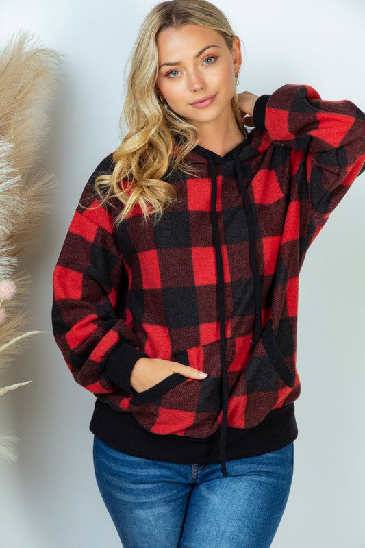 Super Soft Plaid Hoodies (Ready to ship)