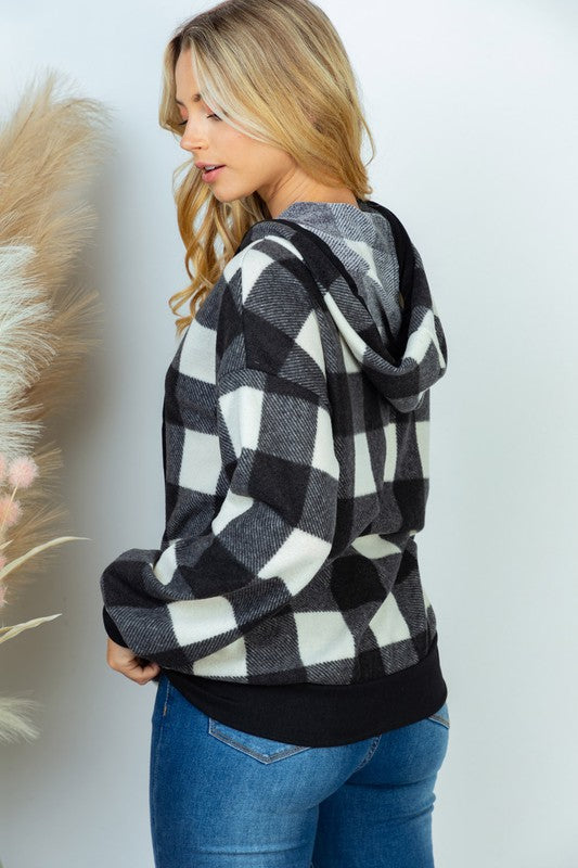 Super Soft Plaid Hoodies (Ready to ship)